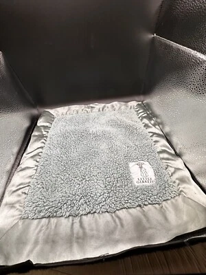 Little Giraffe Sage Green Sherpa Satin Trim Security Blanket Lovey 15” RARE USA - Image 1 of 4