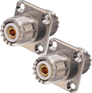 onelinkmore SO239 Coax Connector UHF Female to Coaxial Adapter... - Picture 1 of 6