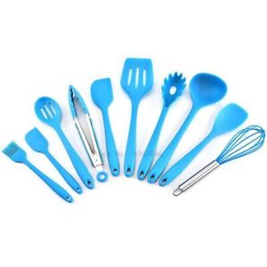 Silicone Cooking Utensils Set Non-Stick Spatula Handle Cooking Tools Set 