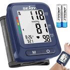 Digital Wrist Blood Pressure Monitor Automatic BP Machine Heart Rate Detection