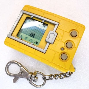 Digital Monster Digimon Digivice Yellow 1997 Bandai Virtual Pet In Stock - Picture 1 of 7