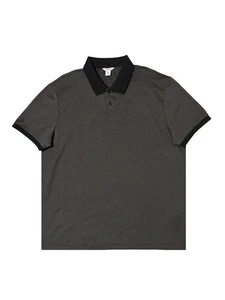 Calvin Klein Men's Short Sleeve Mercerized Cotton Polo Shirt Black, XL - Picture 1 of 2