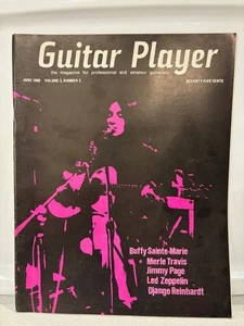 Guitar Player Magazine June 1969 VG+ Vol 3, No 3, Jimmy Page, Led Zeppelin, VTG - Picture 1 of 22