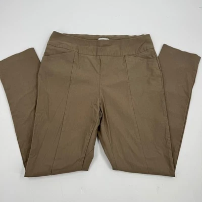 Chicos SO SLIMMING Pants Khaki Beige Size 1.5 Regular Straight Leg Stretch - Image 1 of 4