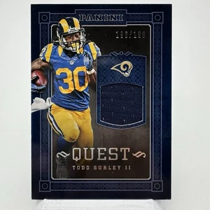 2016 Panini Quest Materials Prime /199 Todd Gurley II #5 Rams - Picture 1 of 2