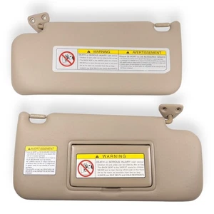 1997-2004 Nissan Pathfinder Infiniti QX4 Driver & Passenger Side Sun Visor Vinyl - Picture 1 of 8