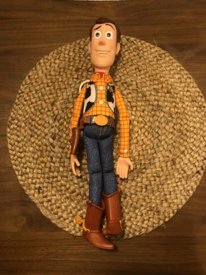 "Muñeca de colección Disney Pixar Thinkway Toy Story Woody Pull String 15""" Foto 1 de 4