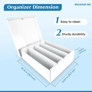 Trading Card Storage Box, 4-Row Monster Card Organizer Box - 4 Pack - USA Seller - Picture 1 of 7