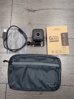GoPro HERO 5 Session 4K HD Action Camera - Black With Cage & Some Extras - Image 1 of 4