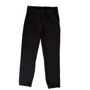 Ivivva Athletica Girls' Your Pursuit Joggers Pants Black Side Stripe Size 14 - Picture 1 of 5
