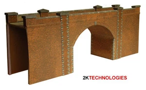 Superquick A14 Red Brick Tunnel Portals Bridge Die Cut Card Kit 00 Gauge 2nd Cla - Picture 1 of 7