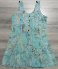 Young Fashion Dress Adult LARGE Summer Seahorse Ocean Starfish Womens CUTE