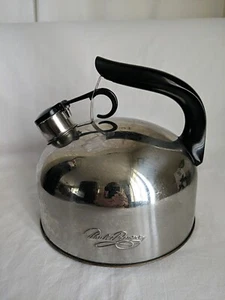1801 Paul REVERE WARE 2-Qt Copper Bottom Whistling Tea Kettle Pot a91-c - Picture 1 of 10