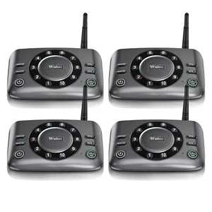 Wuloo 10-Channel Two-Way Wireless Intercom Systems for Home Business 1Mile Range - Picture 1 of 44