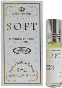 Al Rehab Soft Concentrated Perfume Roll on Crown Perfume 6 ml pack of 6 - Picture 1 of 1