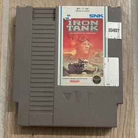 Iron Tank The Invasion of Normandy (Nintendo NES, 1988) Authentic Tested Working