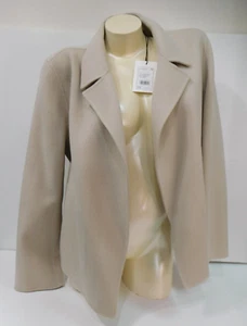 new THEORY ~ $595 ~ XL ~ WOOL CASHMERE JACKET SILENNA S Payote Melange Divide 2 - Picture 1 of 17