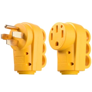 Conectores receptáculo de cable de alimentación eléctrico enchufe macho hembra de 50 amperios para RV - Imagen 1 de 12
