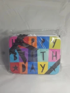 Geschenkkartenhalter - Metalldose - 2er Pack (Happy Birthday mit Schleifen) - Bild 1 von 7