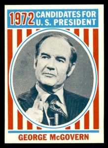 1972 Topps U.S. Presidents #40 George McGovern NM/MT *e2