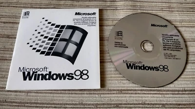Microsoft Windows 98 - Prima Edizione CD ROM ORIGINALE  - Immagine 1 di 3