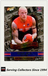 2015 AFL Champions Best & Fairest Foil Card BF11 Nathan Jones (Melbourne)