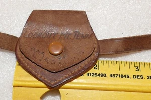 Vintage Smoky Mountains kleine Geldbörse mit Druckknopfverschluss Leder mit Schnallenriemen  - Bild 1 von 10