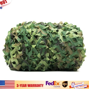 Red de camuflaje 26 X 26 pies red de camuflaje red de bosque para camping militar caza - Imagen 1 de 12