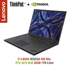 ThinkPad P1 i7 4.8GHz RTX 3070 8GB WQXGA 32GB 1TB IR 2Y Premier Plus Warranty - Foto 1 di 11