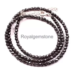 Collana di perle di diamanti create in laboratorio, perline di diamanti Rondelle, perle di pietre preziose - Foto 1 di 3