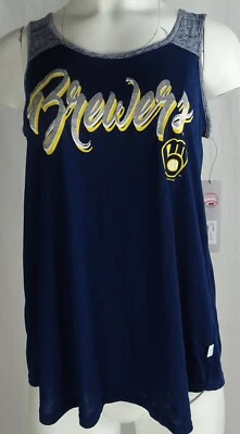 Milwaukee Brewers MLB Touch by Alyssa Milano Women's Tank Top - Image 1 of 4