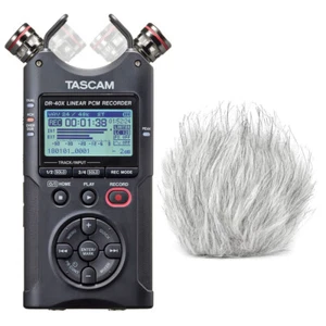Tascam DR-40X Audio-Recorder + Fell- Windschutz - Bild 1 von 7