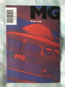 MG Range Preisliste Prospekt 1. Mai 2002 Publikation 5874/B - Bild 1 von 7