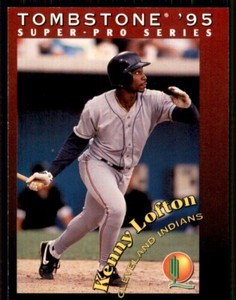 1995 Tombstone Pizza Super-Pro Series Kenny Lofton Cleveland Indians #11