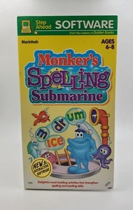 Vintage 1994 Unopened Monkers Spelling Submarine Macintosh Educational Software - Picture 1 of 5