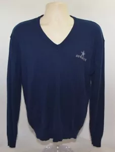 Suéter vintage años 70 años 80 Dallas Cowboys NFL abuelo preppy cuello en V para hombre M hecho en EE. UU. - Imagen 1 de 10