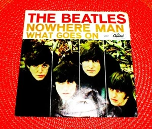 BEATLES original 1966 "Nowhere Man" 45 & PICTURE SLEEVE nice VG+ - Picture 1 of 5