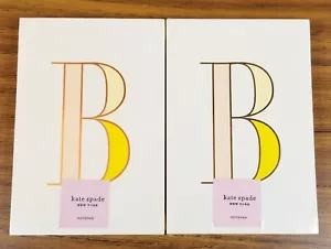 2 blocs de notas iniciales Kate Spade "B" 100 hojas cada uno sellado - Imagen 1 de 5
