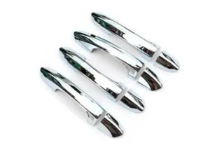 ABS Chrome Side Smart Door Handle Cover Trim 8PCS Fit For Ford Edge 2015-2021 - Picture 1 of 7