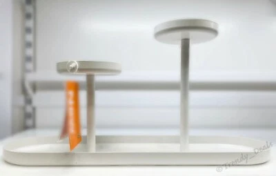 Soporte para Plantas Ikea CHILISTRAN, Doble, Acero Blanco 9 1/2" - NUEVO Foto 1 de 3