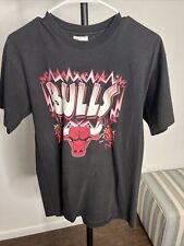 Vintage NBA Bulls Hanes Heavyweight Kids XL Rare Single Stitch T Shirt USA