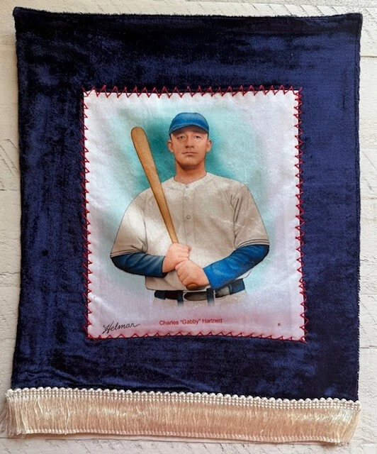 2007 Gabby Hartnett Helmar Brewing Company Large 11x14 Silks Limited - Image 1 of 1