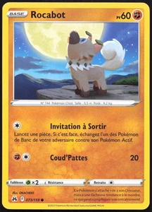 Carte Pokémon Rocabot 073/159   Zénith Suprême Français - Imagen 1 de 2