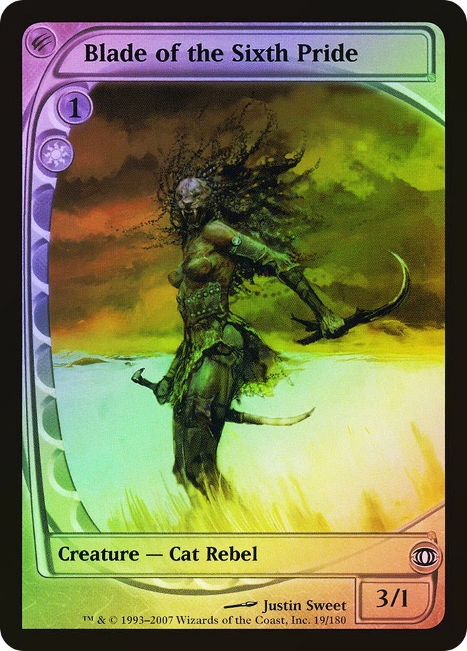 MTG FOIL Blade of the Sixth Pride  - Future Sight #019 - Image 1 of 1