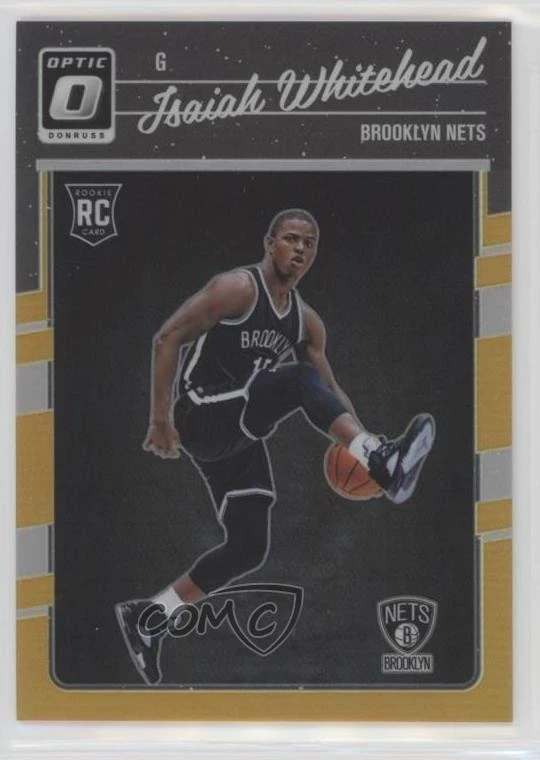 2016-17 Panini Donruss Optic Gold Prizm /10 Isaiah Whitehead #184 Rookie RC - Image 1 of 2
