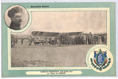 PIONEER AVIATION France Postcard *Bleriot* MONOPLANE 1911 European Circuit PZ238 - Image 1 of 4