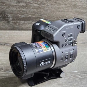 Vintage Sony Mavica MVC-FD95 Digitalkamera 2.1MP 10x Zoom SteadyShot Japan + Bat - Bild 1 von 12