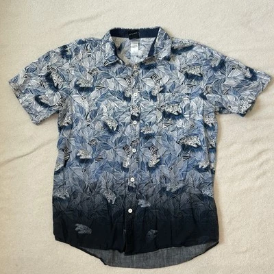 Camisa Star Wars Grande Azul Hawaiana Barco Estelar Abotonada Manga Corta Para Hombre Foto 1 de 4