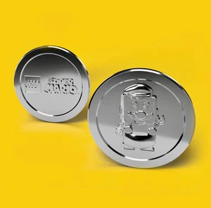 LEGO Super Mario Moneta Argento Edizione Limitata Nuova - 5006396silver - Foto 1 di 1