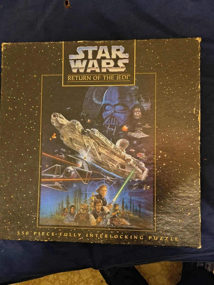 Rompecabezas Star Wars 500 El Retorno del Jedi Vl 1995 Foto 1 de 3